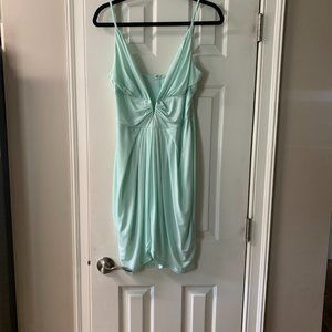 NWOT Venus Plunge Mint Dress (Size 10)